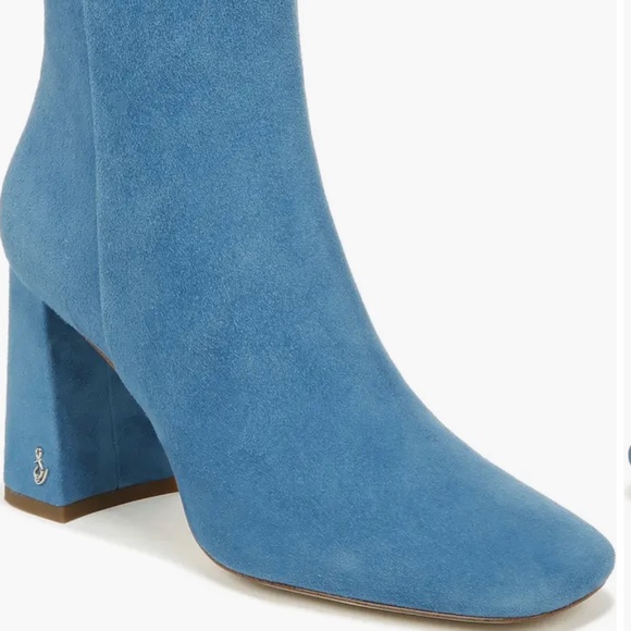 New🔹Blue Sam Edelman Codie Square Toe Bootie (Women) - Picture 4 of 5